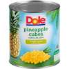 Dole Dole In Light Syrup Cube Pineapple #10 Can, PK6 00395